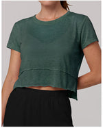 Quick Drying Pink Black Yoga T Shirts Women Short Sleeve O Neck Loose Fitness Tops Outdoor Lightweight Ruffles Short T-shirts
