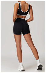 Yoga Set2 Pieces Workout Outfits Fitness Sportswear Gym Tracksuit High Waist Leggings Sports Bra Athletic Wear Women Clothes