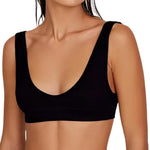 Ribbed Seamless U-Back Bralette Women's Push Up Tube Tops Wire Free Plunge Underwear Sexy Lingerie Small Cup Intimates M-XL