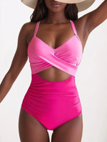 Leopard One Piece Swimsuit 2024 New Halter Push Up Swimwear Women Swimsuit Bathing Suit Beachwear Monokini Female Swimming Suits