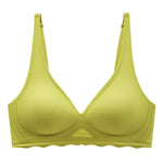 Push-Up Bras For Women Seamless Underwear Non-Wire Bralette Female Sexy Lingerie Deep V-neck Brassiere Solid Color Intimates