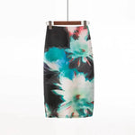 Spring Summer Women Y2K High Waist Midi Pencil Chiffon Skirts Slim Bodycon Vintage Hip Raise Korean Fashion Clothes UOV5