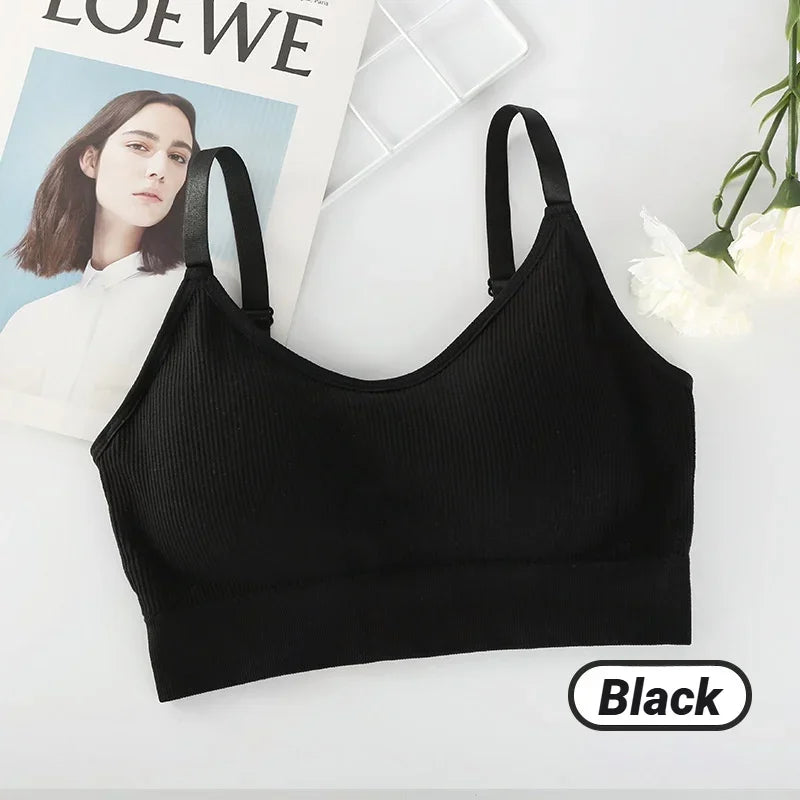 Sexy Seamless Brassiere Bras For Women Full Cup Breathable Bralette Wire Free Sleep Bra Tube Top Sports High Quality