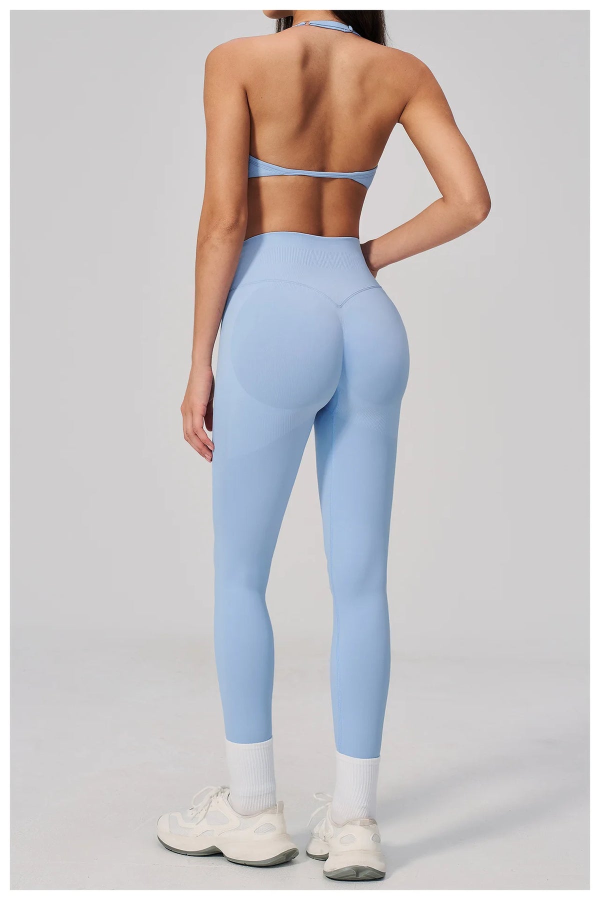 Breathable Quick Drying Yoga Set for Women Beauty Back Sports Bra High Waist Leggings Fitness Suit Outwear Gym Running Tracksuit