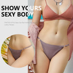 7Pcs Cotton Lace Panties Sexy G-String Women's Underwear Low Waist Comfortable Lingerie Briefs Adjustable Waist Thong Intimates