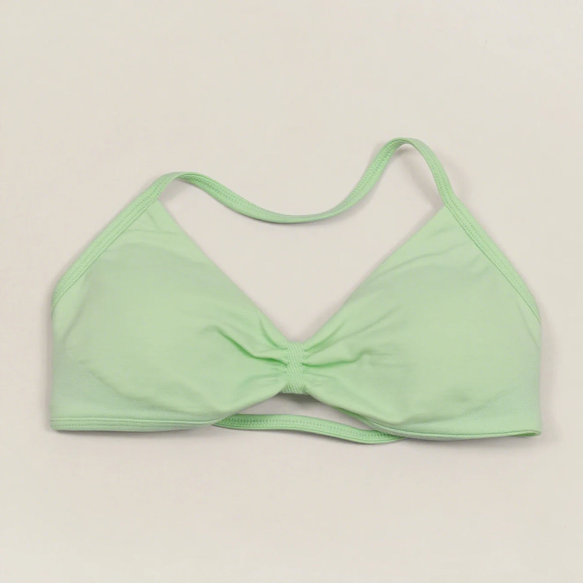 Women Seamless Impact Strappy Bra Removable Pads High Elastic Quick Dry Breathable Halter Neck Sports Top Yoga