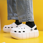 Summer Women Slippers Platform Clogs Outdoor Garden Shoes Female Pool Sandals Bathroom Flip Flops Mules Ladies Beach Slides