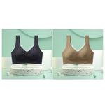 2Pcs/Set Women's Seamless Bras For Women Underwear Wireless No Steel Ring Fitness Solid Color Underwear Sexy Lingerie