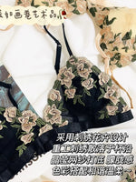 MOYISU French Lace Bralette Set for Small Breasts No Underwire Summer Bras Sexy Triangle Bra Petite Girls, Pure Desire Lingerie