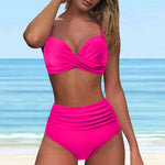 Womens Long Board Shorts Women High Waisted Bikini Sexy Push Up Two Piece Swimsuits Swimsuit Tops for Women with Underwire