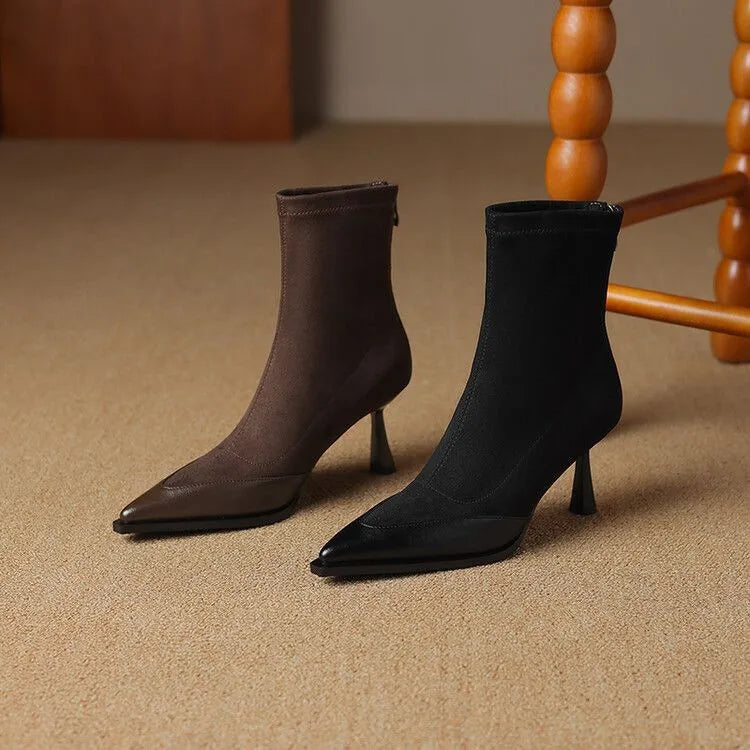 Vintage Thick Heel Women Knee High Boots Fashion Ladies Belt Buckle Knight Long Booties botas de inverno feminina