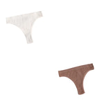 2Pcs/Set Seamless Panties Women Low Rise Panty Soft Solid Color Briefs Sexy Sports Underwear Female Underpants Lingerie M-XL