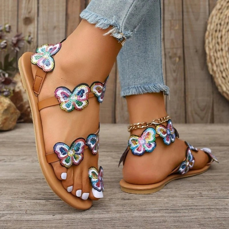 Flat Heel Sandals Women Summer BeachSandals Woman Large Size Casual Shoes