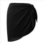 Summer Beach Swimwear Cover Up Wraps for Women Sexy See-Through Chiffon Wrap Skirts Sun Protection Bikini Cover Up Bathing Suits