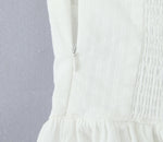 White Lace Dress Women Strapless Sleeveless Short Summer Dress Corset Cotton Mini Beach Casual Vestidos Party Dress 2025