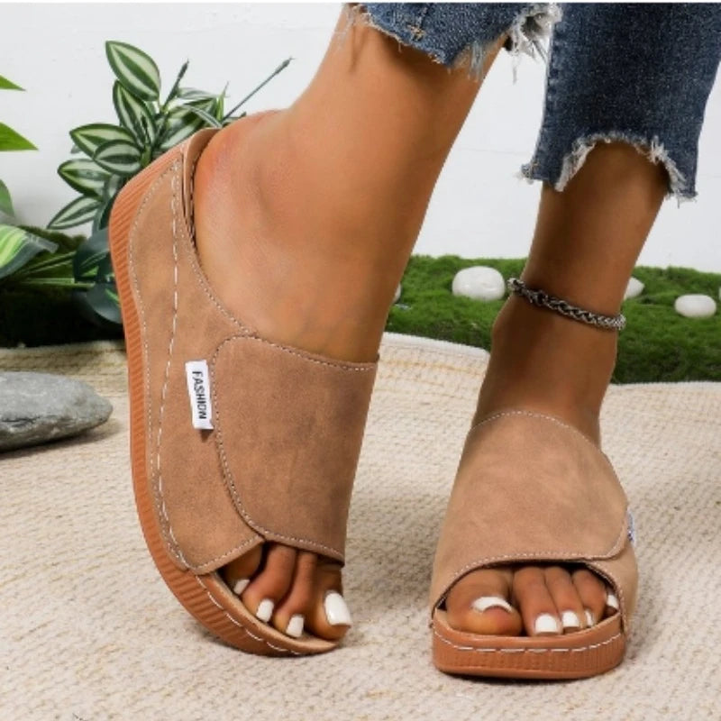 Summer Women Shoes Sandals Non-Slip Women's Shoes Slides Ladies Shoes Wedge Sandals Ladies Party Women Slippers Female Footwear