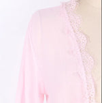 Sexy Lingerie Women Nightgown Black Lace Transparent Mini Dress with Belt and Panties Set Nightwear Sleepwear