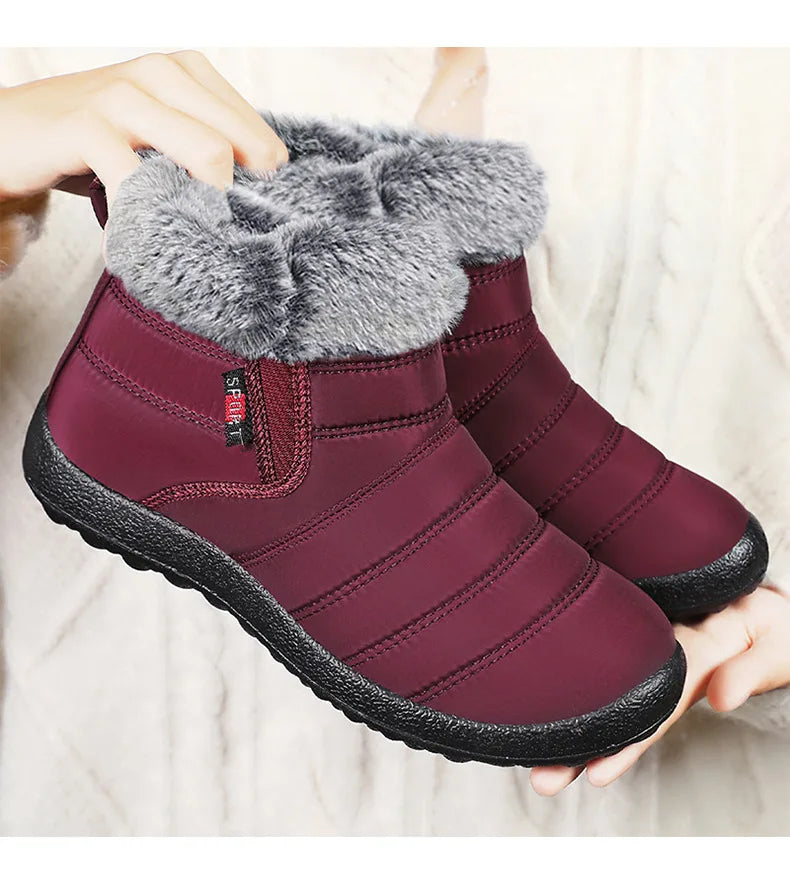 Outdoor Snow Boots CoupleHikingMen's Shoes, Women'sSkiHigh-Top Cotton Shoes, Cold-Proof Men's Boots, Women's 2026