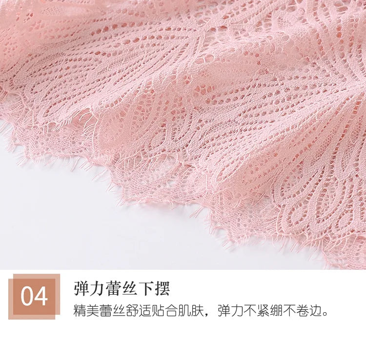 Women Floral Lace Bra Female Underwear Sexy Lingerie Lace Top Removable Pads Non-wire Solid Color Bralette Push-Up Brasieres