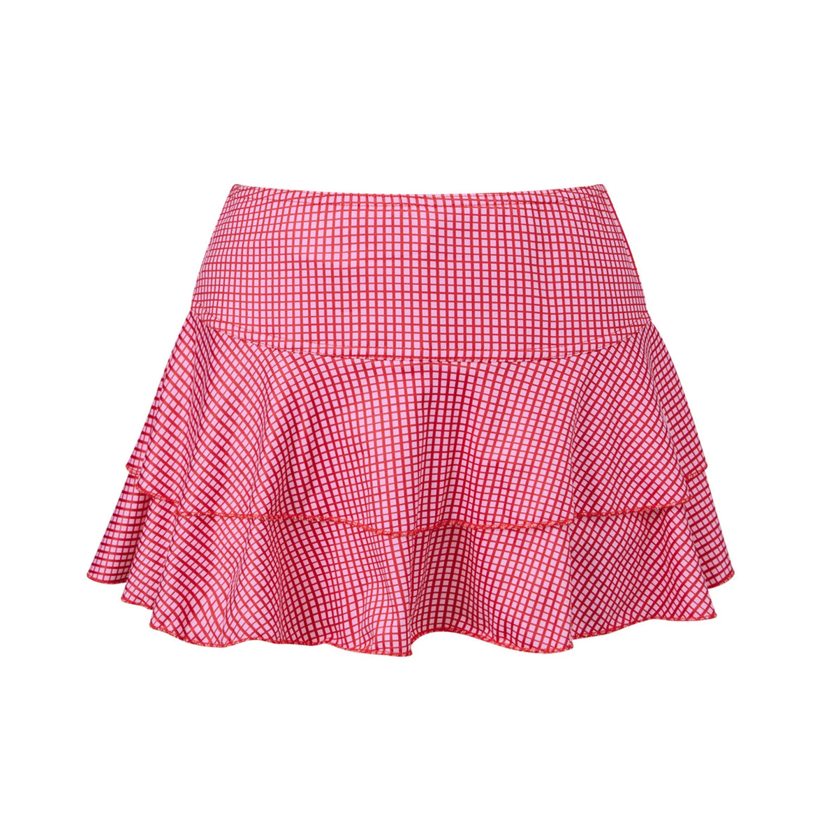 Fashion Summer Mini Skirt Women Dots Print Side Ties Low Waist A Line Skirts for Parties and Casual Wear
