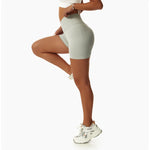 Summer Seamless High Waist Yoga Shorts Elasticity Sports Leggings Women Breathable Cycling Shorts Buttock Lift Gym Shorts Women