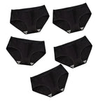 5Pcs/Set Cotton Briefs Women Panties Sexy Lingerie Women's Underpants Low Waist Panty Comfy Breathable Seamless Underwear