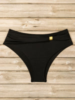 sexy push up bikinis sets two pieces solid high waist swimsuit bathing suit Swimwear Biquini conjunto de bikini tankini biquini