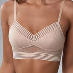 Deep U-Shaped Large Backless Bra, Thin Style, Minimizes Large Bust, Wireless, Push-Up, Invisible Backless Lingerie for Women, Ultra-Thin, Plus Size