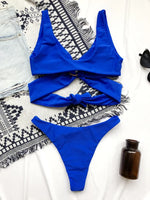 Sexy Adjustable Rings Cross Bandage Bikini Female Swimsuit Women Swimwear Two-pieces Bikini set Bather Bathing Suit Swim Lady