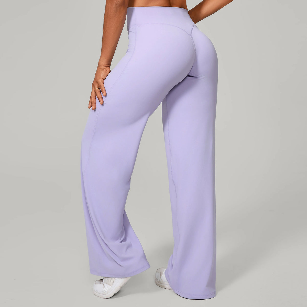 Women Straight Yoga Leg Bottoms Soft Stretchy Fabric Women's Yoga Pants GYM Sweat-Wicking Properties Running Sport Trousers