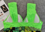 DEKA Two Piece Print Tankini Plus Size Swimwear Shorts Women Bikinis Floral Swimsuit Beach Bodysuit Swimming Boxer Suit