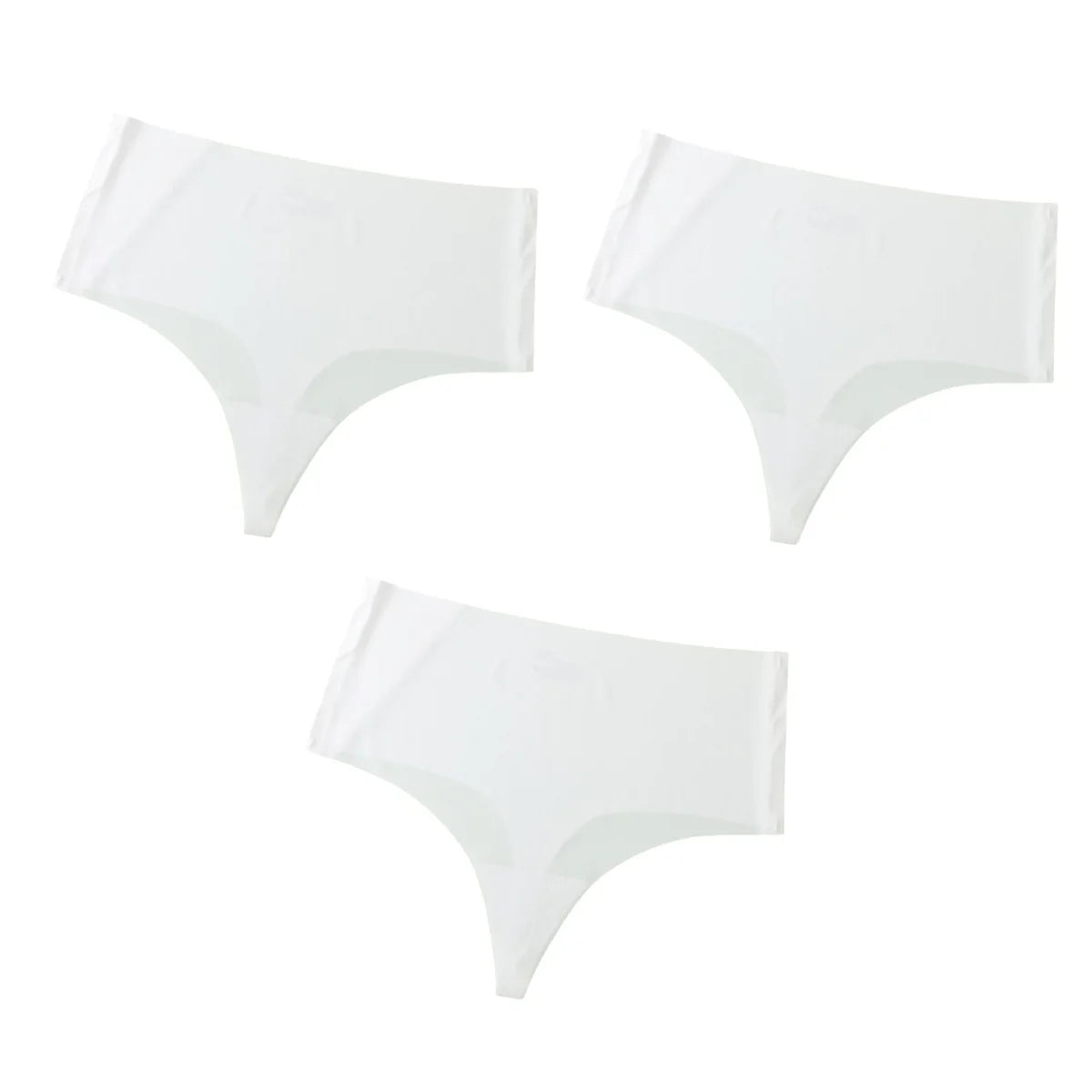 3Pcs/Set G-string Women Thongs High Waist Panties Female Underpants Soft Panty Sexy Lingerie Comfy Seamless Underwear