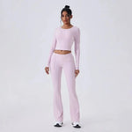 Women's Versatile Yoga Suit Set Tight Fitting and Beautiful Back High-end Sports Suit Outdoor Running and Leisure Fitness Suit