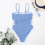 2026 Swimsuit One Piece Solid Swimwear Women One-piece Bathing Swim Suit Female Padded Beach Wear Swimming Summer