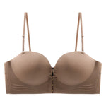 New Front Buckle Underwear Convenient Anti Sagging without Shoulder Strap Women's Bras without Steel Ring Seamless