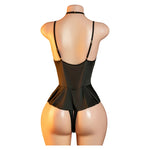 Sexy Crotchless Bra Set Women's Erotic Bodysuit Lace Hollow Bra Set Costumes Deep V Open Bra Underwea Sexy Backless Dress Women