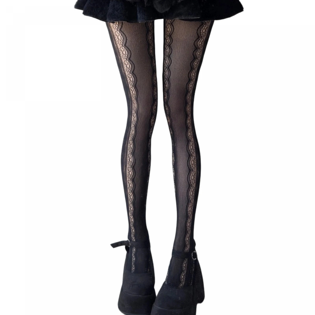 Women Y2K Lace Tights Stocking Elastic Fishnet Tights Pantyhose for Dress Date Club Cosplay Leggings Party Streetwear