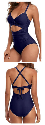 Leopard One Piece Swimsuit 2024 New Halter Push Up Swimwear Women Swimsuit Bathing Suit Beachwear Monokini Female Swimming Suits