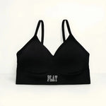 Seamless Tube Top Women Fitness Bra Ribbed Top Seamless Crop Top Female Sexy Lingerie Comfort Underwear Removable Pads