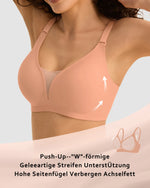 5pcs Hot Sexy Women's Wireless Push Up Bra Seamless T-Shirt Bralettes -Multi-Color, Breathable Padded, Everyday Comfort Lingerie
