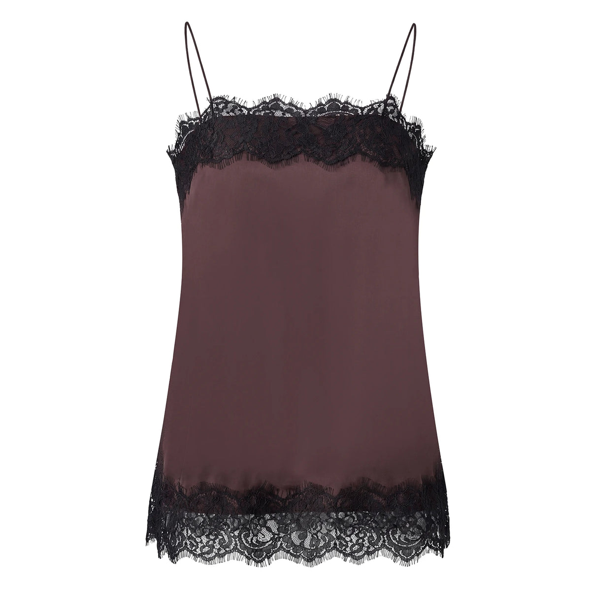 Women Camisoles Solid Color Lace Trim Spaghetti Strap Casual Tank Tops Summer Fashion Sleeveless Vests Streetwear