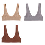 3Pcs/Set Seamless Bras For Women Push Up U Shape Bra Nonwire Underwear Female Sexy Lingerie Sport Bra Tops Comfort Intimates