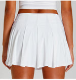 Fitness Tennis Short Skirts Women's Quick Cooling Sensation Sunscreen Pleated Skirt Outdoor UV Resistant Dance Golf Yoga Clothes
