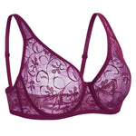 Bras For Womens Black Lace Sheer Bralette Bra Underwired Underwear Floral Homosexual Sexy Lingerie Brassiere A B C D DD Cup