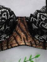 Women's sexy bra set 2-piece leopard print lace lingerie set European and American hot fashion style A3135