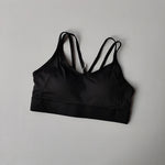 Women's Summer Shock-absorbing Running Yoga Tank Top with a Beautiful Contrasting Sports Bra and a Professional Pilates Bra