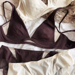 French Sexy Deep V Push Up Bra Set Women Ultra Thin Seamless Underwear High Quality Comfort Bralette Hollow Intimates Lingerie