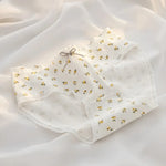 5Pcs/Set Cotton Briefs Cute Strawberry Women's Panties Breathable Female Soft Lingerie Girls Fashion Floral Underwear