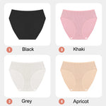 4Pcs/Set Women Lace Mesh Briefs Sexy Comfortable Stretchy Semi Sheer French-Cut Panties Women's Underwear Breathable Lingerie