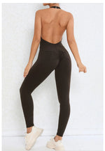 Backless Gym Jumpsuit Sport Overalls Women Nylon Yoga Workout Clothes for Women Fitness Clothing Gym Sets Womens Outfits